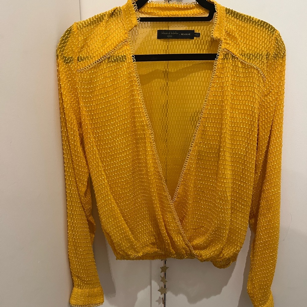House of Harlow x revolve blouse